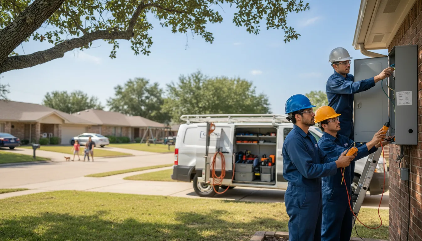Certified electrician providing emergency electrical services in Buena, WA